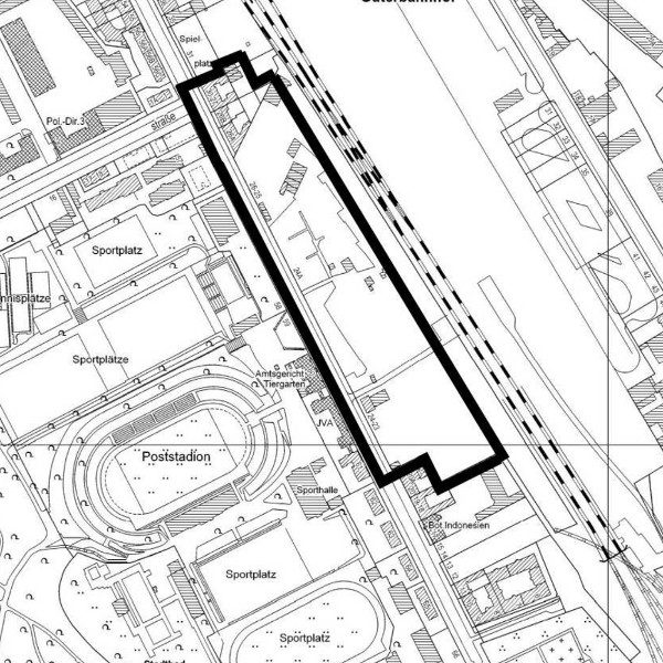 Gebietsgrenze des aktuellen B-Plan-Entwurfs 1-67VE