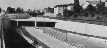 Stadtautobahn in Friedenau Stadtautobahn in Friedenau