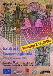 batik Veranstaltungsplakat