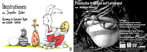 Die Einladung zur Ausstellung