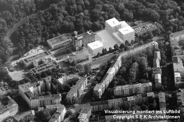 Montage in Luftbild