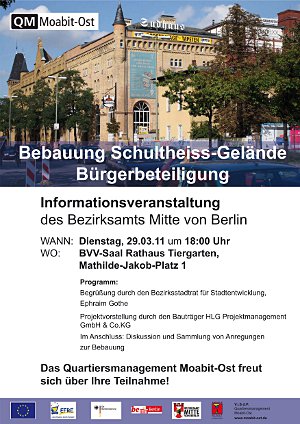 Plakat zur Infoveranstaltung