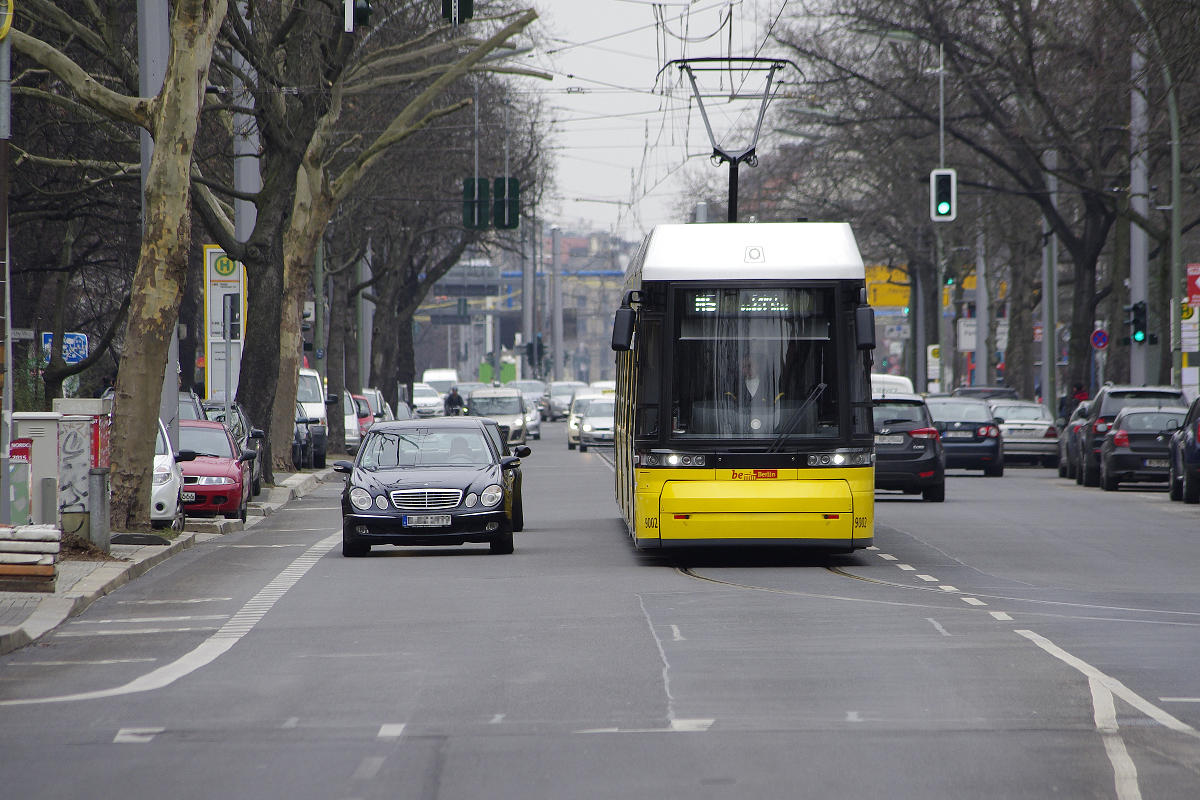 Straßenbahn in Invalidenstraße